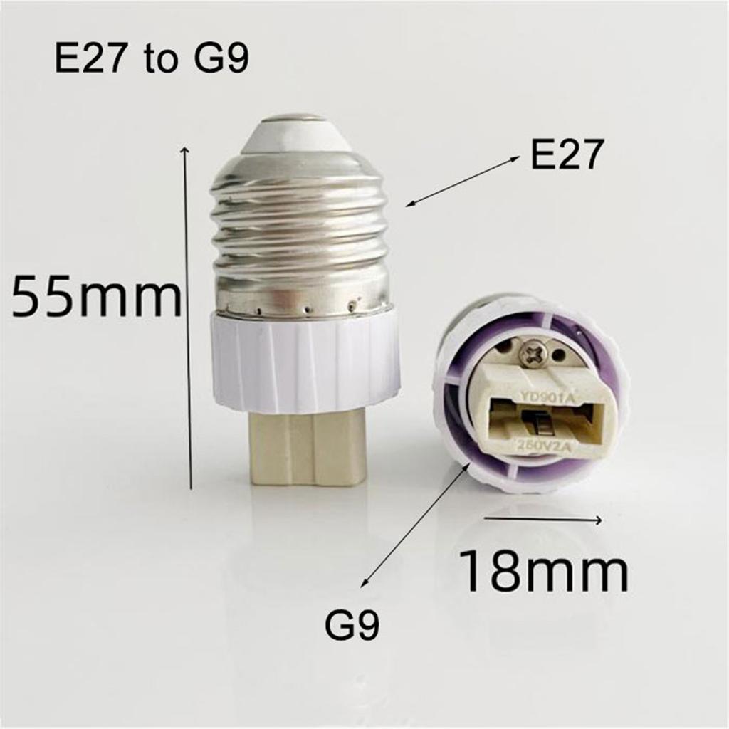 1/6/15/30/60 Stück E14 E27 B22 GU10 G9 Lampenfassung Adapter, Weiße Kunststoff-Lampenbasis-Verlängerungs-Konverter. E12 E26 Lampenfassung