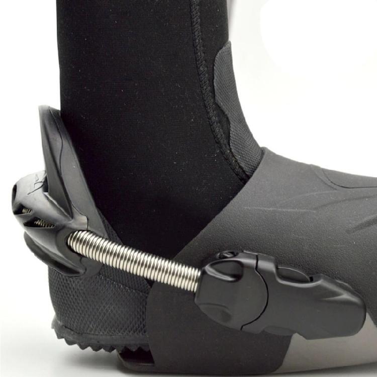 Double Purpose Scubas Diving Fin Strap, Stainless Steel Diving Fin Strap with Secure Plastic Fastening for Snorkeling