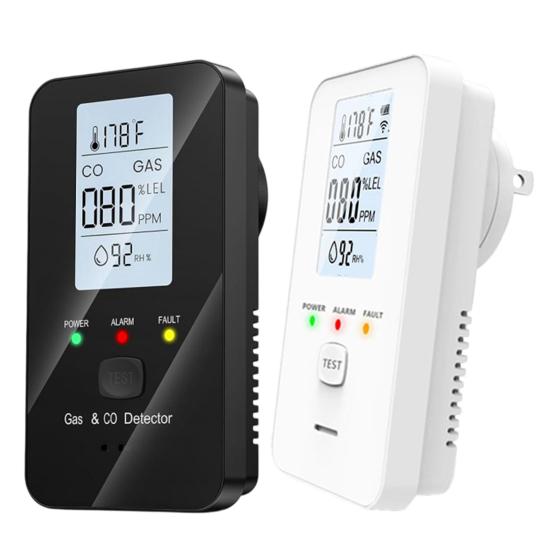 4-In-1 Multi-function Detector Natural Gas Carbon Monoxide Propane Detector Home Apartment RV