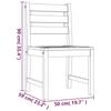 VidaXL Ensemble à manger de jardin 3 pcs Bois de teck massif, meubles de jardin, meubles d'extérieur, table et chaise de 3157177