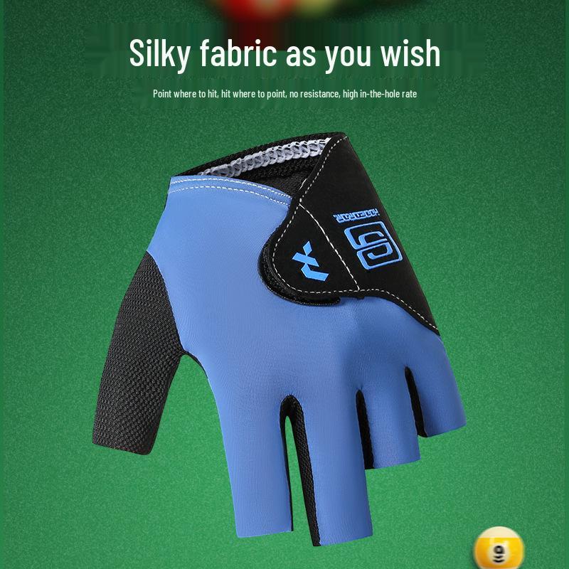 High-Durability Three-Finger Billiard Gloves for Men & Women - Ideal for Professional Snooker Competitions (Right Hand)