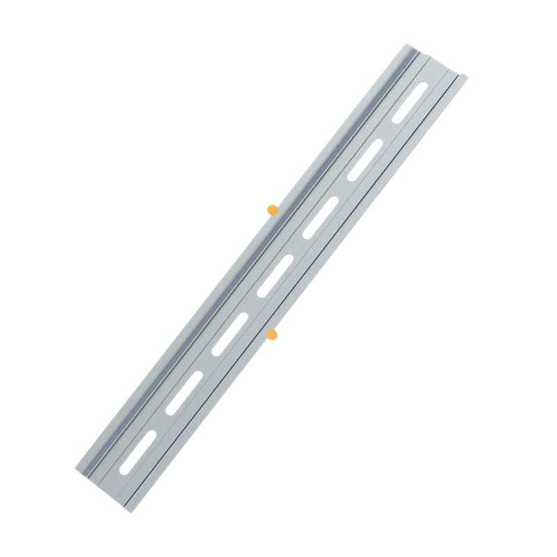 Aluminum Alloy Electrician Slide Rail - 4/8/12 Inch Top Hat Slotted Rail for Mounting Hardware Components