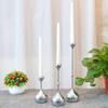 Wrought Iron Electroplated Candlestick: Luxurious Decor for Hotels, Weddings, or Dining Tables