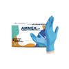 AMMEX Mavi Nitril Pudrasız Tek Kullanımlık Eldivenler, 100'lü Paket