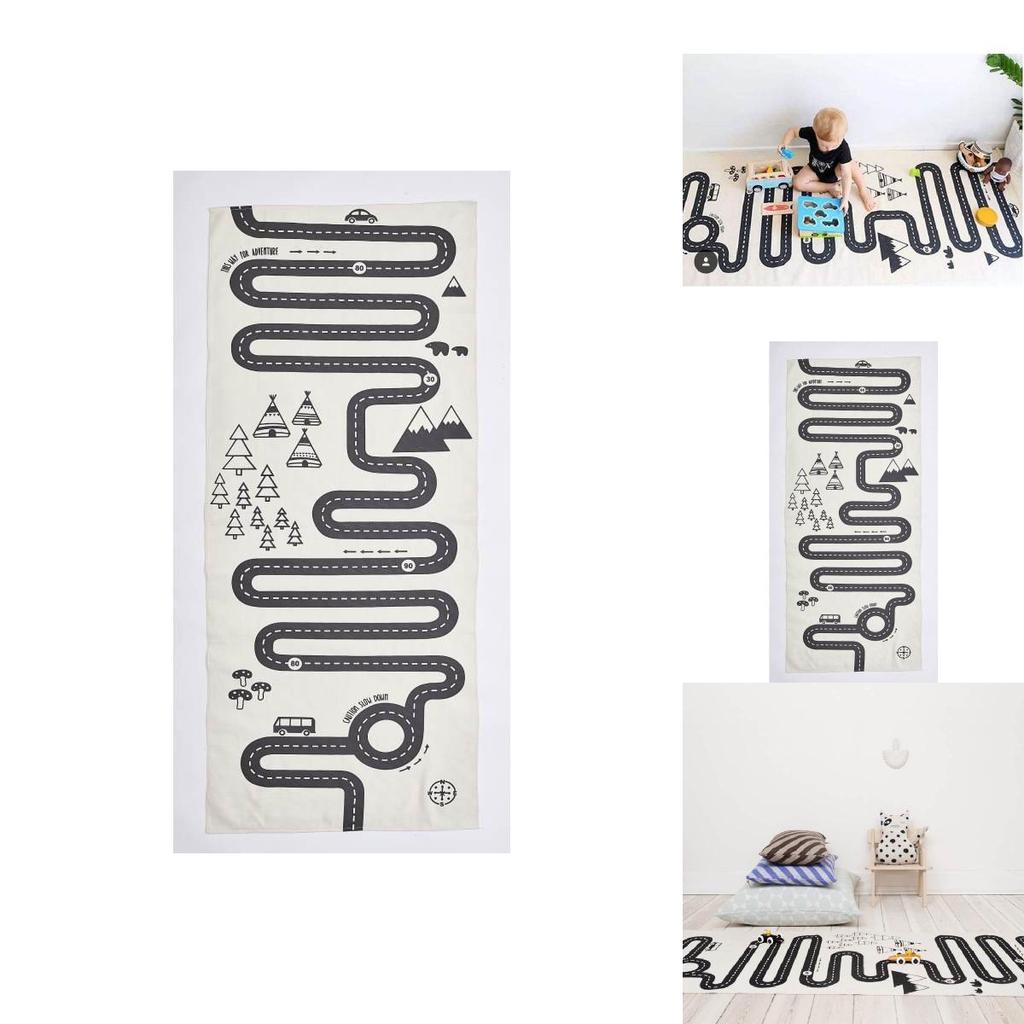 Cartoon Baby Crawling Mat With Thick For Infant Play And Sensory Development