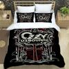 Set Biancheria da Letto Stampati Ozzy Osbourne squisito set di biancheria da letto copripiumino set piumone set biancheria da letto lusso regalo di compleanno