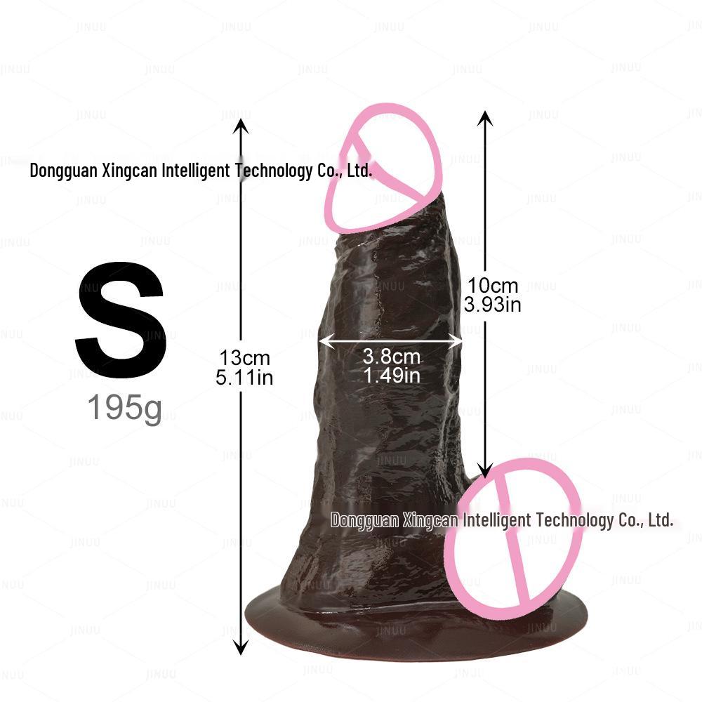 Realistischer Silikondildo mit Adern und weicher Oberfläche für weibliche Lust