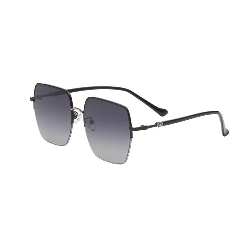 Frameless Large Frame Nylon Sunglasses Women'S 90 Wind Sunglasses Women'S Trendy Glasses