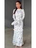 Slim Fit Floral Ruffle Dress - Gentle Spring 2025 Collection