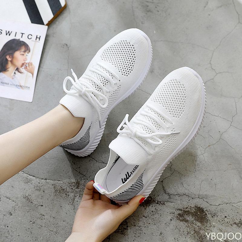 2025 Women's Summer Mesh Shoes Outdoor Breathable Walking Shoes Casual Comfort Sneakers Trendy New Ladies Flats Zapatos Mujer