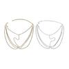 Dazzling Mask Multilayer Veil Mask Multilayer Face Chain Copper Material