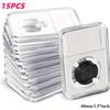 15pcs Thickened Silvery Dollar Storage Display Boxes for Morgan/Peace/IKE Silvery Dollars Dustproof Scratch-Resistant Protective