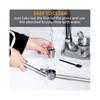 304 Stainless Steel Garlic Press, Meat Grinder, Crusher, Chopper & Peeler Set Rust-proof and Corrosion-resistant Dishwasher Safe