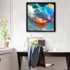 New Arrival 5D DIY Full Circle Diamond Painting "Colorful Clouds of Love" Embroidery Cross Stitch Home Decor Gift