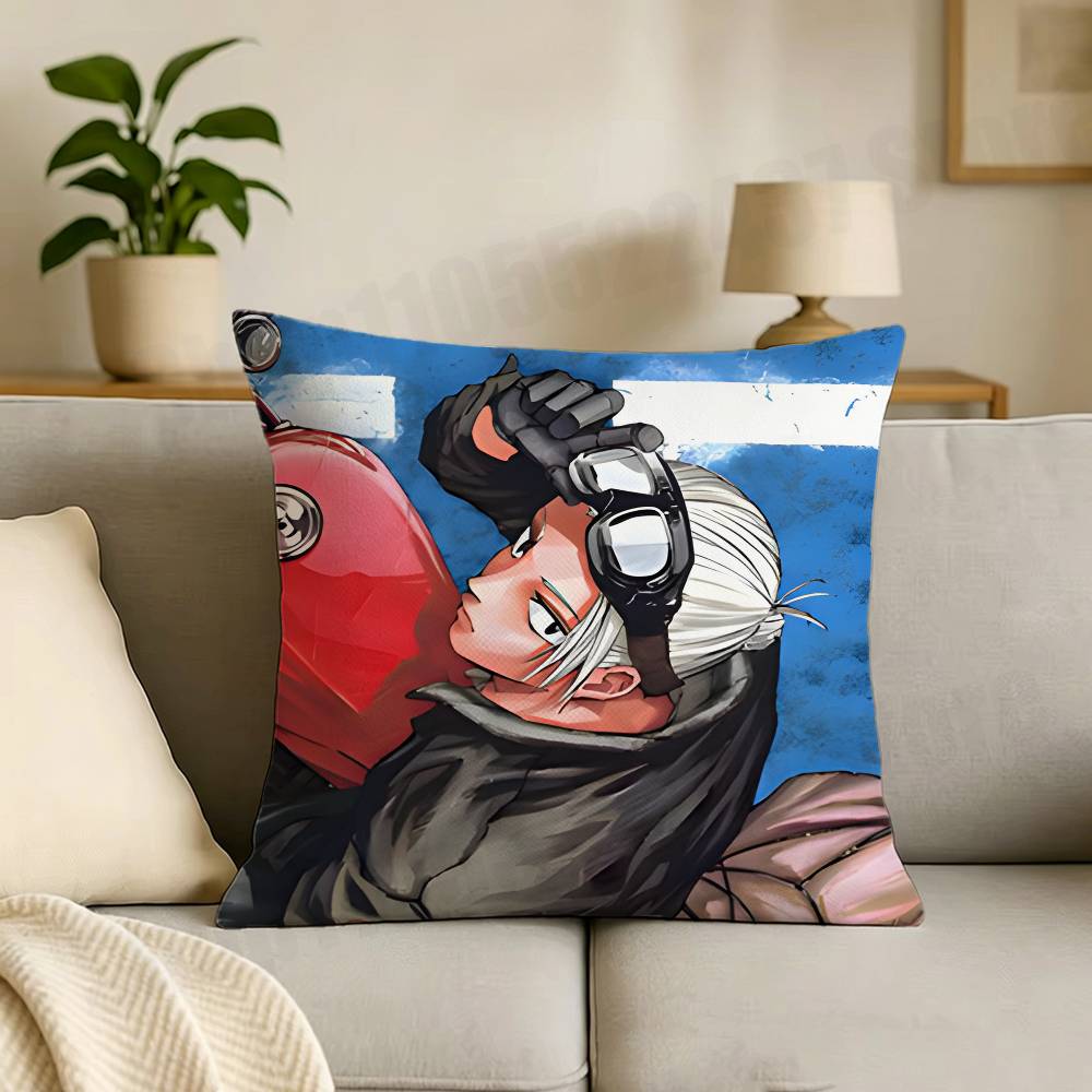 SSakamoto DDays Anime Cartoon Printing Pillowcase Customized Pillow Cover for Sofa Home Decor