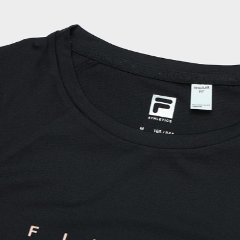 New FILA Fitness Series T Shirt Women's Black A11W421112F-BK