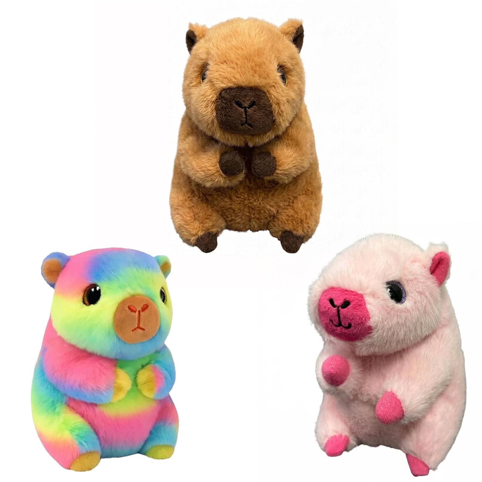 

Soft Plush Stuffed Animal Toy Set Includes Three Different Cute Small Plush Toys Suitable for Home Decoration and Playtime for Kids and Adults One Size