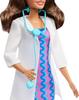 Barbie Work with Doctor Doll House for Pretend Ages 3 and JKF76 Barbie! Dress-Up Play, Up, Pink/Blue,