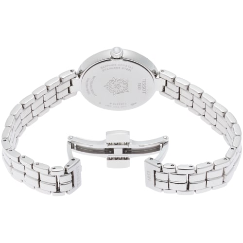 Tissot Flamingo Bracelet Watch T0942101111100 Women's White Mother-of-Pearl Dial