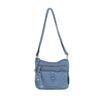 Women's Bag Vintage Denim Bag Travel Crossbody Bag Multi-Layer Shoulder Bag Underarm Bag