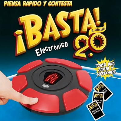 New Upgraded Spanish Basta Game 2.0 Crazy Letter Tapping Board Desktop Family Interactive Game Party Party Decompression Toy