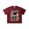 260 GSM Double Yarn 32 Count 100% Cotton Demon Slayer V60 Pillars Print Unisex Heavy Cotton T Shirt