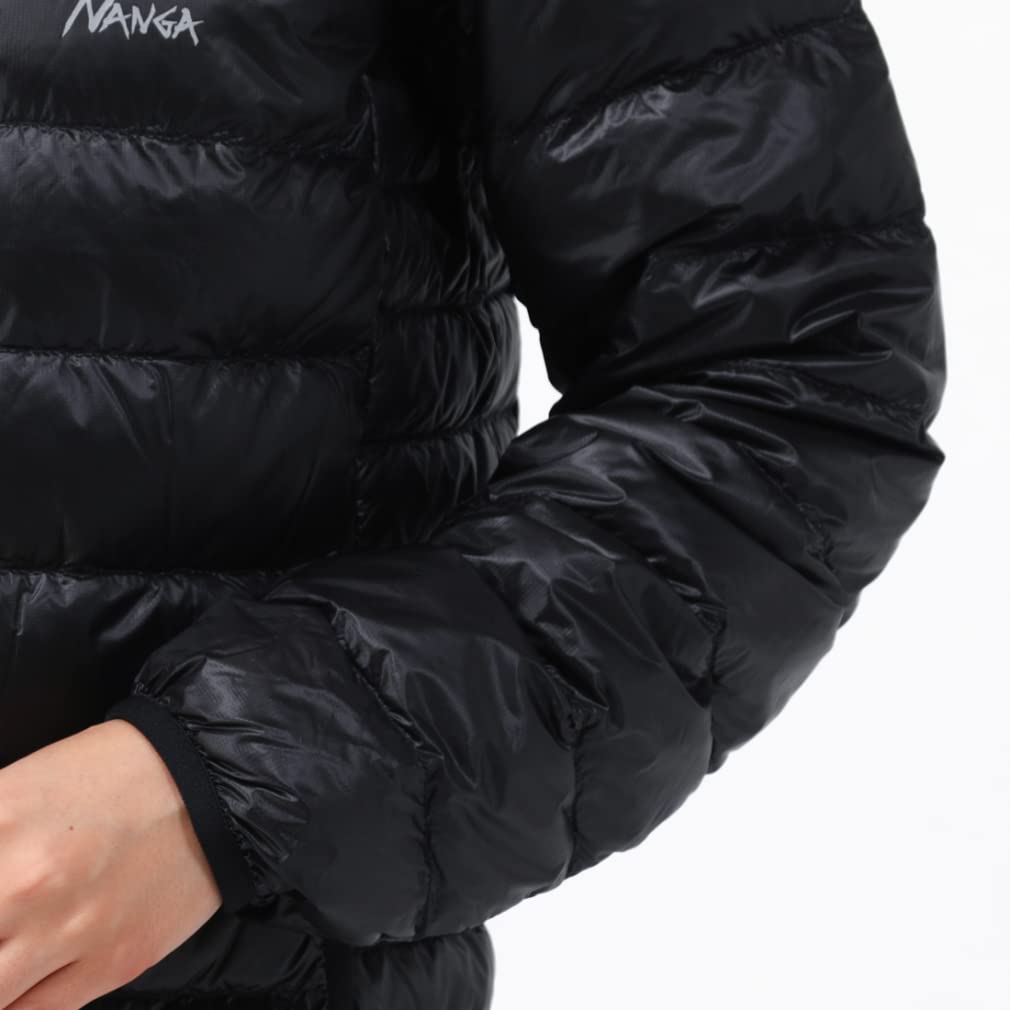 NANGA Inner Down Made in Japan Women's Cardigan, (Black, WM)