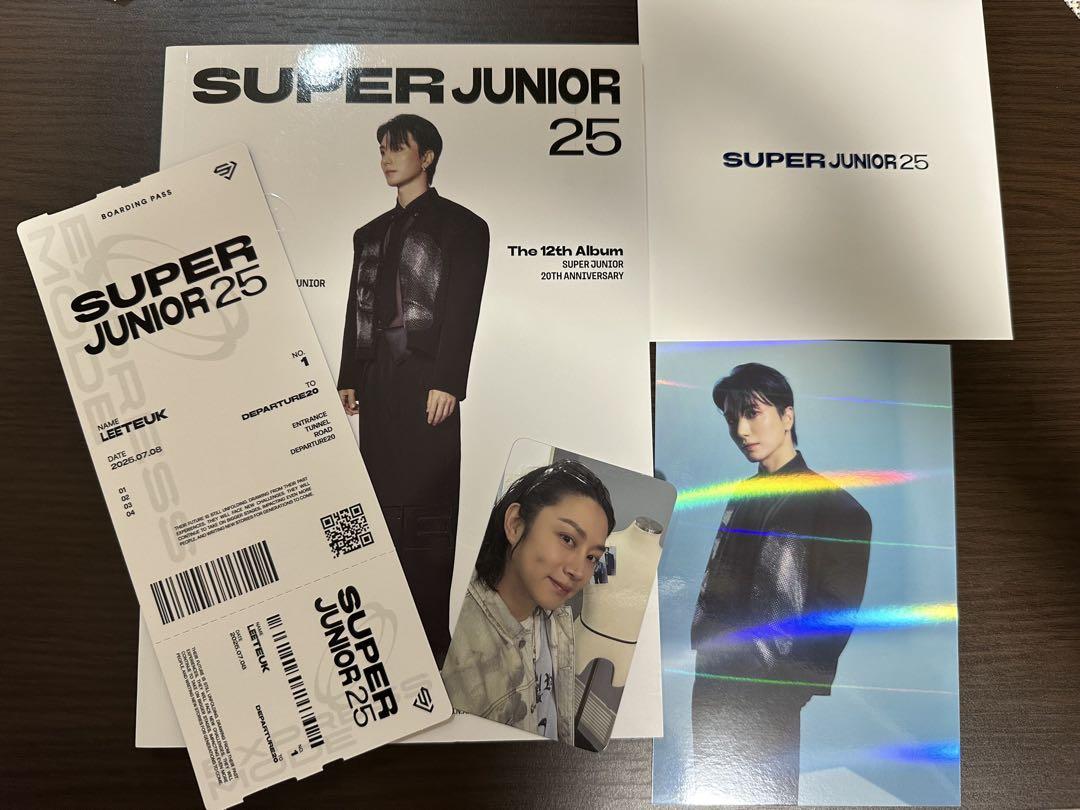 

[USED] Super Junior Leeteuk 12th Album 25 with Trading Card