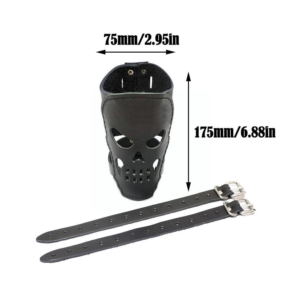 Universal Motorcycle Bicycle Bike Skull Drink Holder Support Stand Travel Accessories Sports Outdoor Bottle Leather PU Wate I2F3