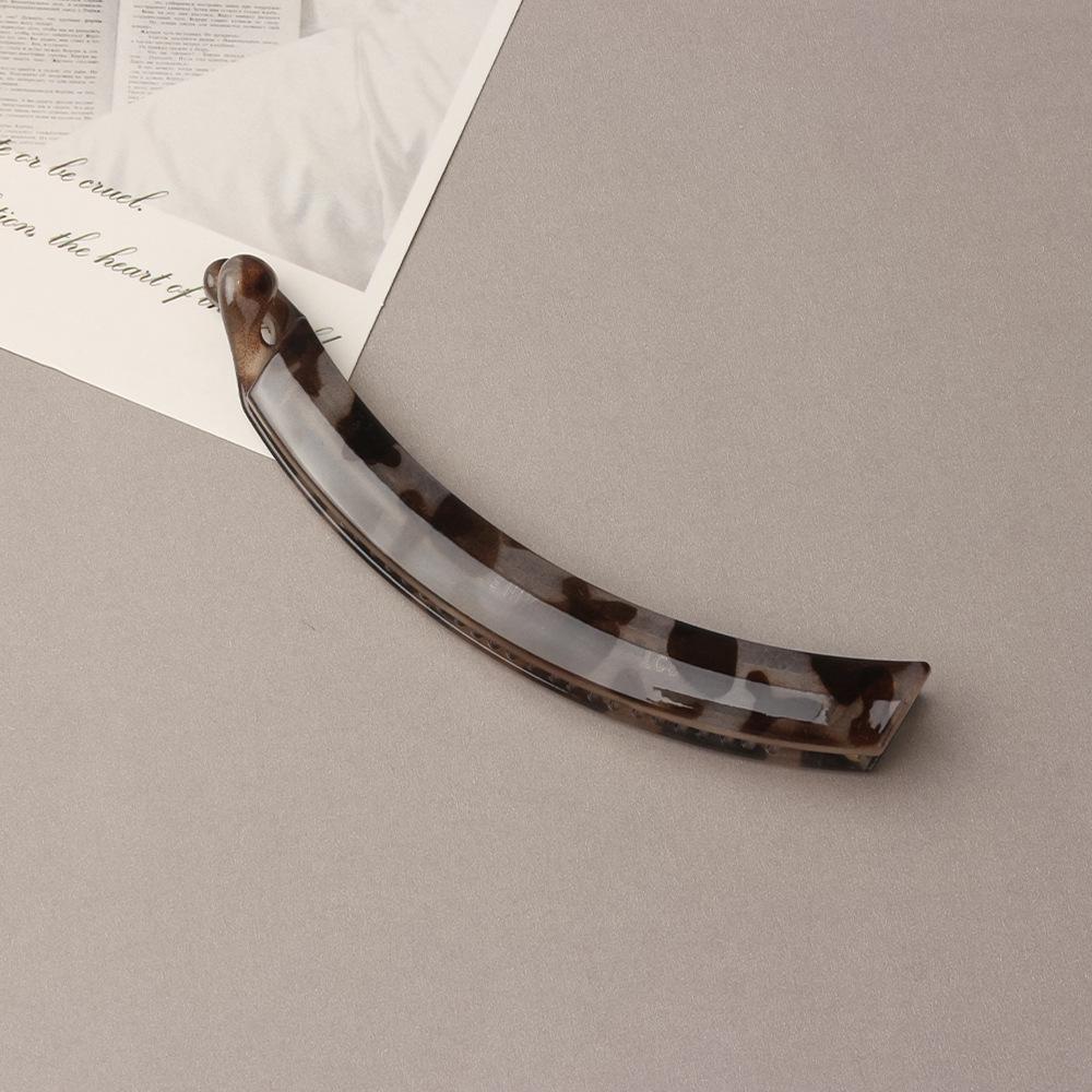 12.5cm Leopard Print Ponytail Clip - Versatile, Anti-Slip, Large Banana Twist Hair Clip for Women