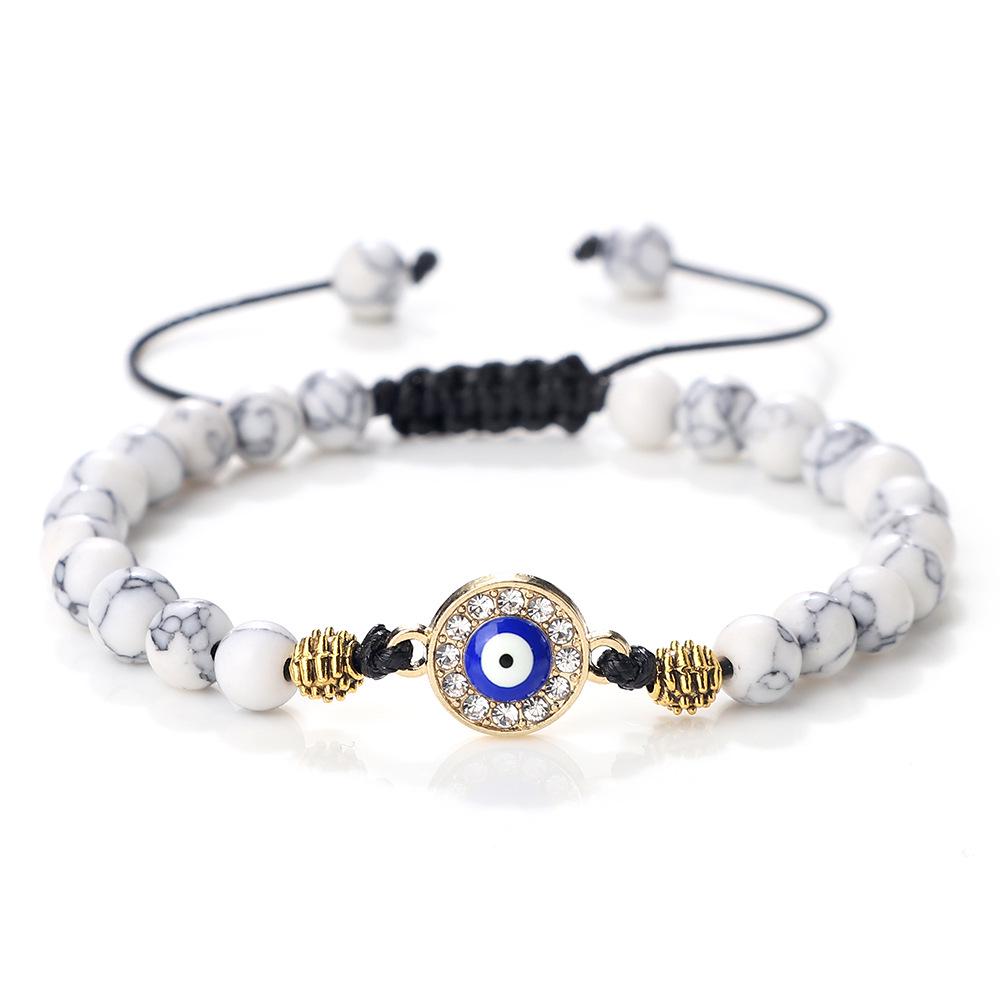 Handmade Ethnic-Style Demon Eye Beaded Bracelet