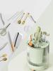 Kitchen Rotating Knife Rack Rack Bowl, Chopsticks, Canister, Dishes and Knives Integrated Storage Box