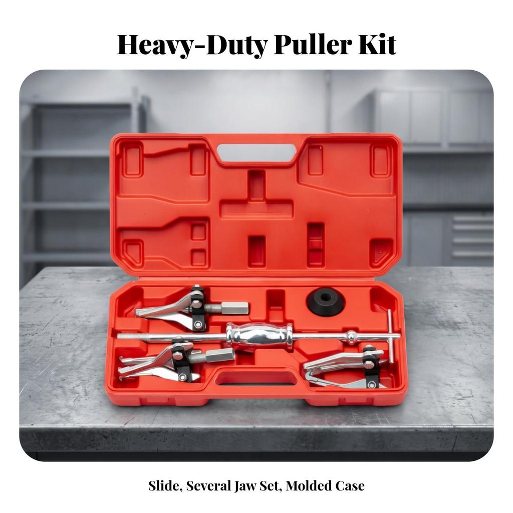 Three-Jaw Slide Hammer Puller Heavy-Duty Tool Multi-Purpose for Mechanics
