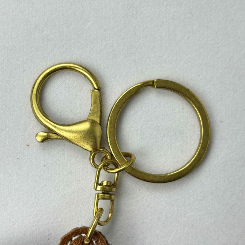 1 Piece Charm Leather Animal Keyfob Cute  Women Men'S Cartoon Horse Keychain Car Keyring Bag Pendant For Friends Gifts