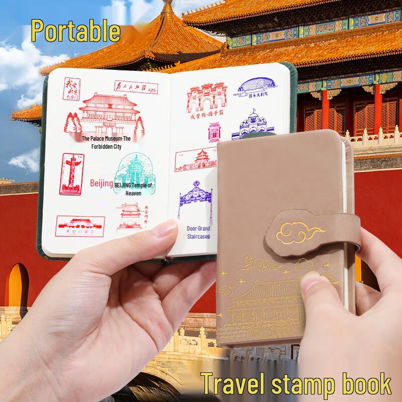 Travel & Museum Stamp Collection Album