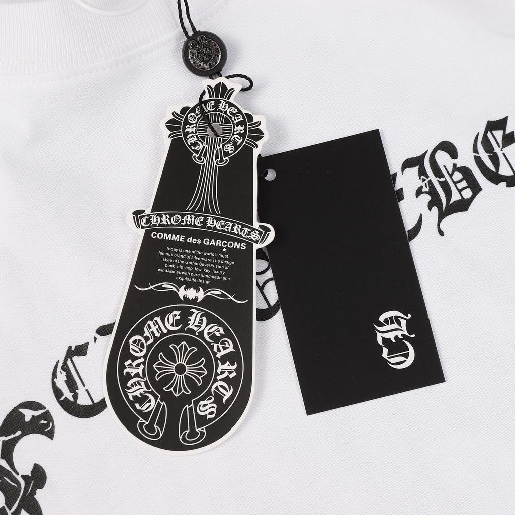 9987 CHROME HEARTS 2025 Sommer Neue Hochwertige Baumwolle Rundhals Lose Große Größe männer und frauen T-shirt Paar t-shirt