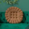 Cute And Interesting Floor Round Biscuit Seat Cushion Chair Pad Soft Comfortable Meditation Cushion For Home Decoration