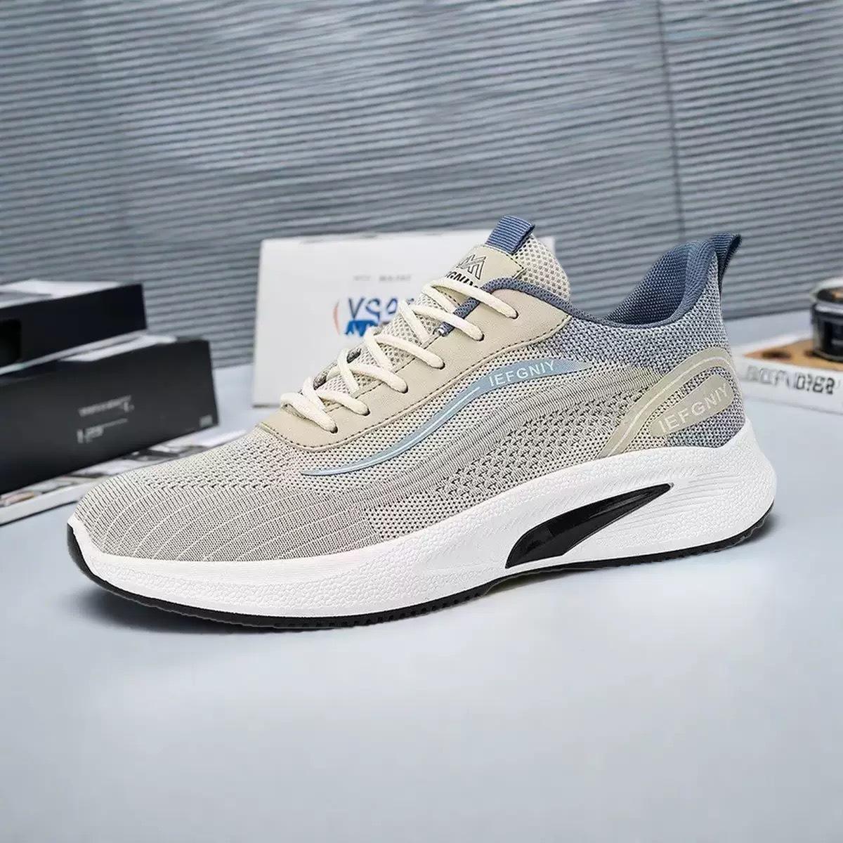 

Men s shoes new autumn mesh breathable running shoes men s casual deodorant lightweight black sneakers 44
