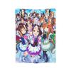 Uma Musume Pretty Derby Blanket Fleece Textile Decor Animals Anime Portable Ultra-Soft Throw Blankets for Sofa Bedroom Quilt