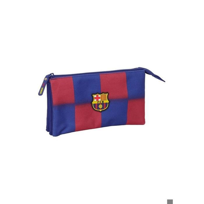 Trousse à crayons - FC BARCELONE - Multicolore - Synthétique - 22x12x3 cm - Mixte