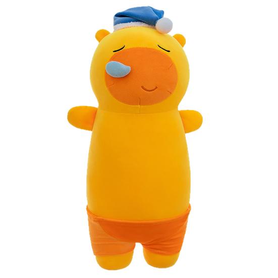 

Capybara Plush Pillow Cute Snoozing Capybara Doll Soft Stuffed Animal Comforting Nap Buddy for Kids Adults 50cm
