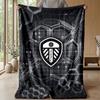 Coperta in Flanella con Stampa Leeds United, Morbida Calda Leggera Coperta da Divano Letto Campeggio