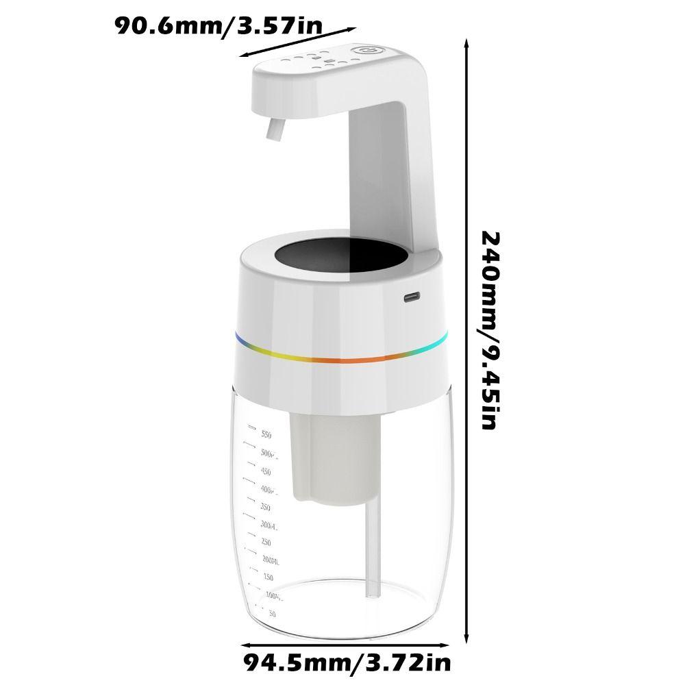 4-Stufen Verstellbarer Schaumseifenspender Atmungslicht Lotionspender Öffentliche Orte