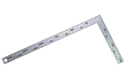 Shinwa Sokutei 10421 Thick, Wide, Silver, 30cm,