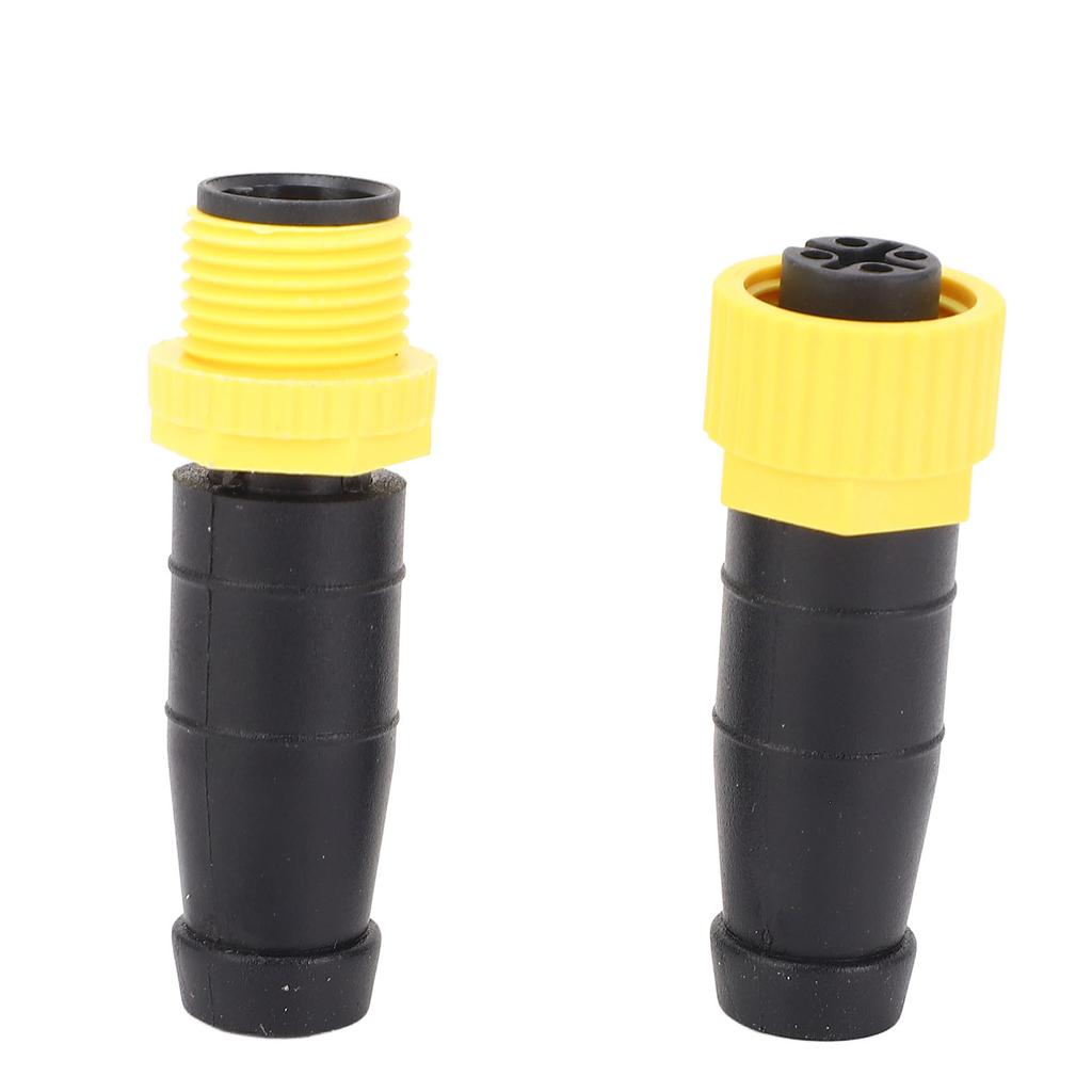 Male Female Terminator for NMEA 2000 Network Heat Cold Resistant Plastic Housing A Type M12 5Pin Resistor Terminator