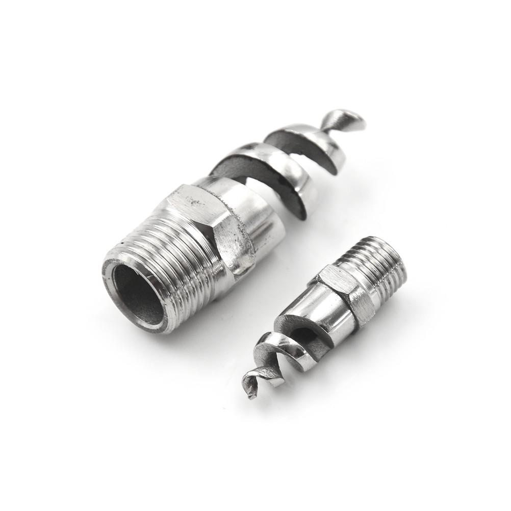 Nové 1/4" 1/2" nerezové spirálové kuželové rozprašovací hlavice s tryskou