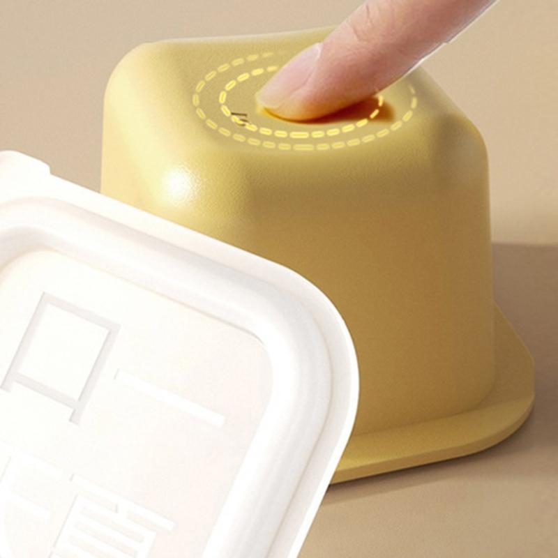 Ice Cube Mold Small Piece with Lids for Summer Household Ice Storage Stackable Ice Cube Maker Reusable for Chilled Drink