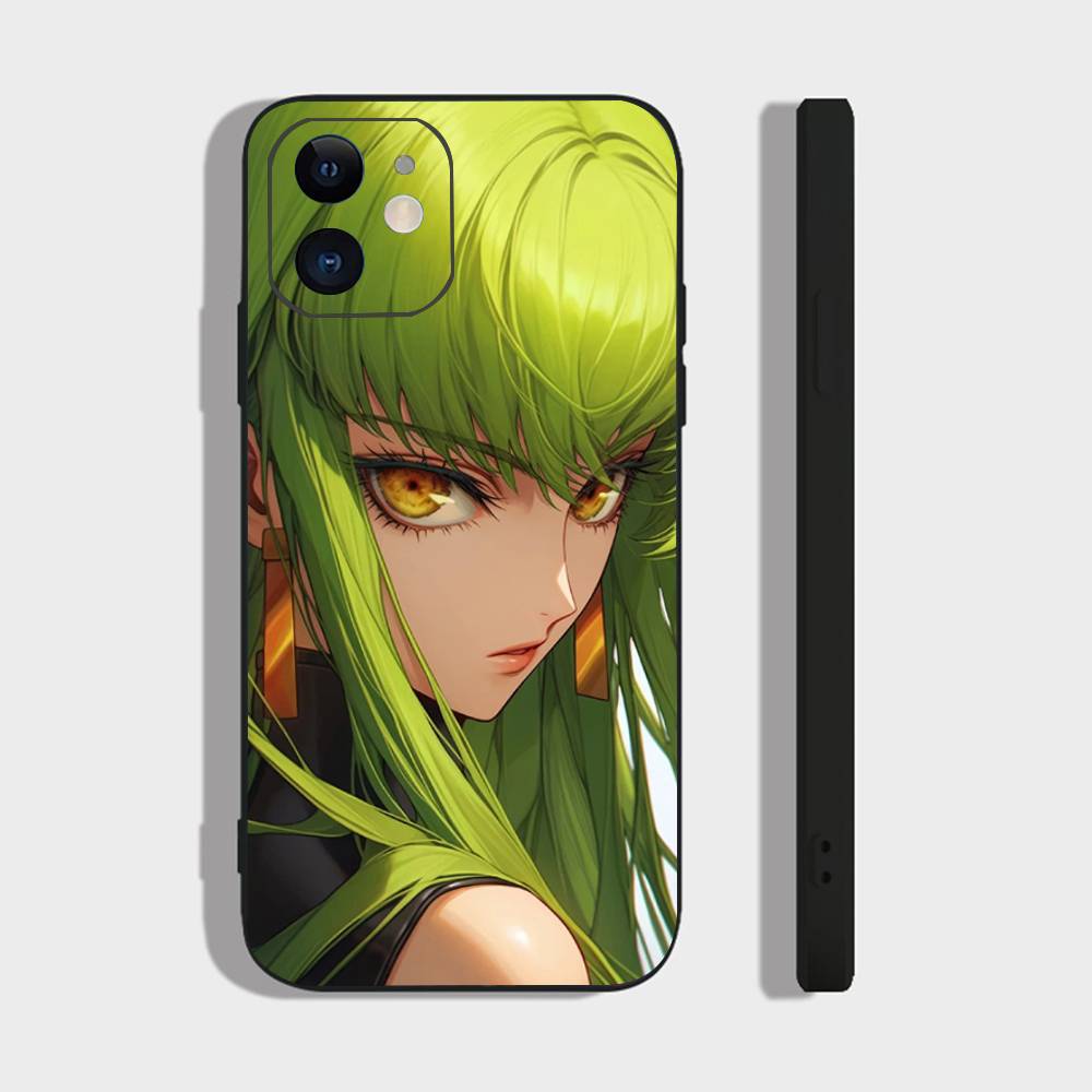CODE GEASS Lelouch Of The Rebellion Animation Phone Case For IPhone 17 Air 16 15 14 13 Pro Max 11 12 Black Silicone Cover