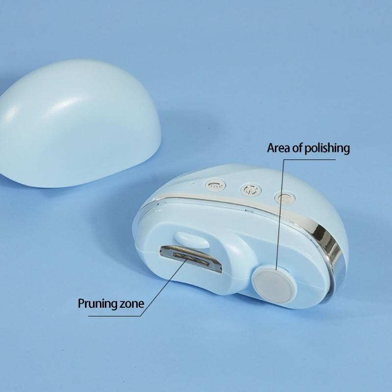 Quiet Electric Nail Trimmer Low Noise Motor USB Powered Quiet Night Use Automatic Safety Feature Baby Room