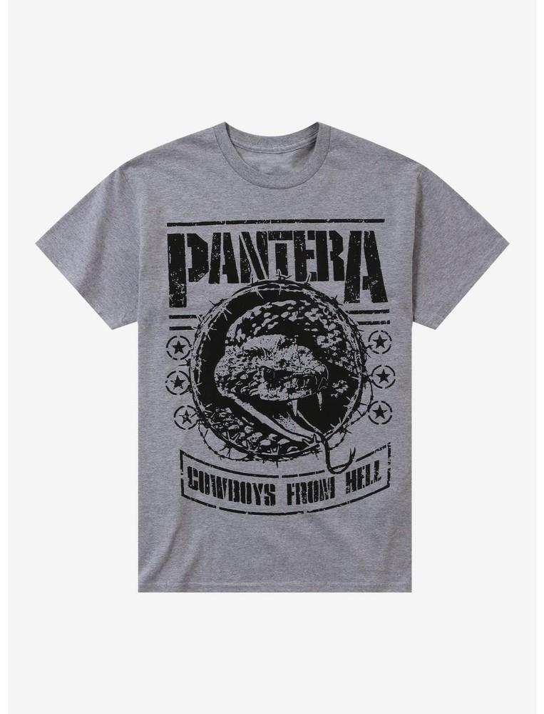 1Pantera Cowboys From Hell Snake T-Shirt Size S-5XL Unisex Unisex T-Shirt M